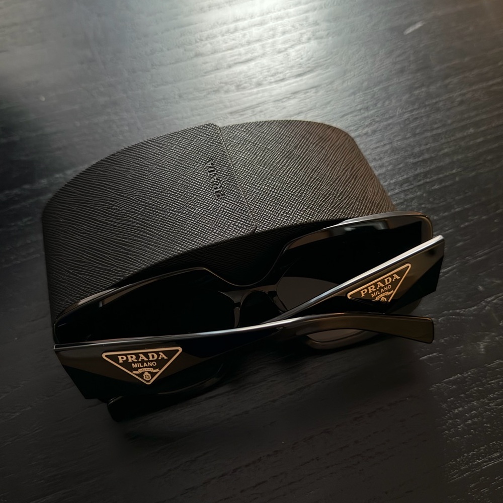 Prada Black Geometric Sunglasses - Picture 5 of 8